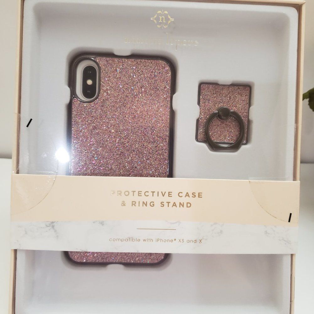 NWT Nanette Lepore iPhone X Case & Ring Stand - Picture 2 of 7